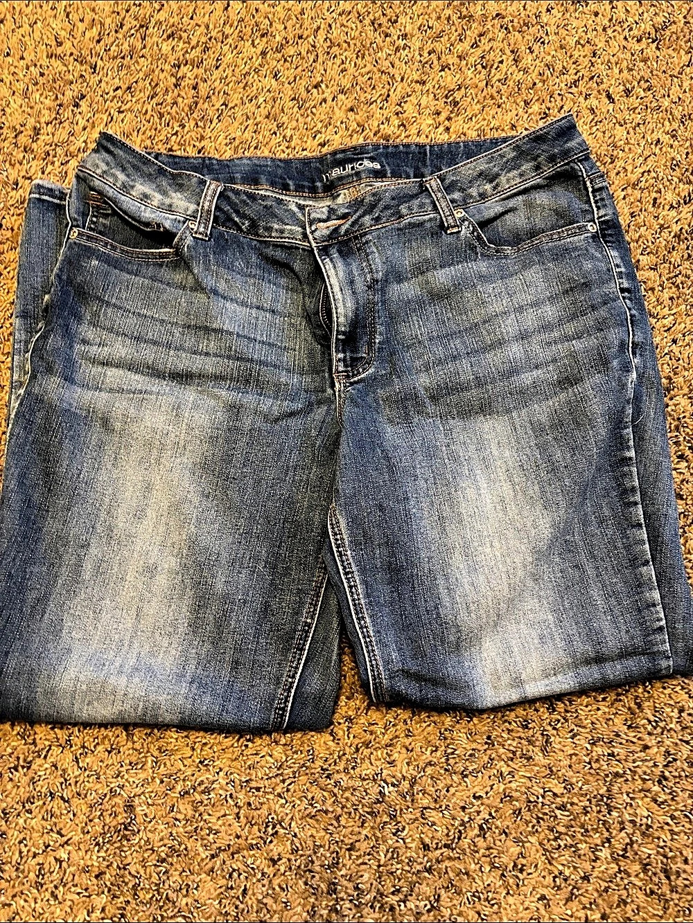 Maurices Women's Skinny Jeans Waist 18W Short Blue